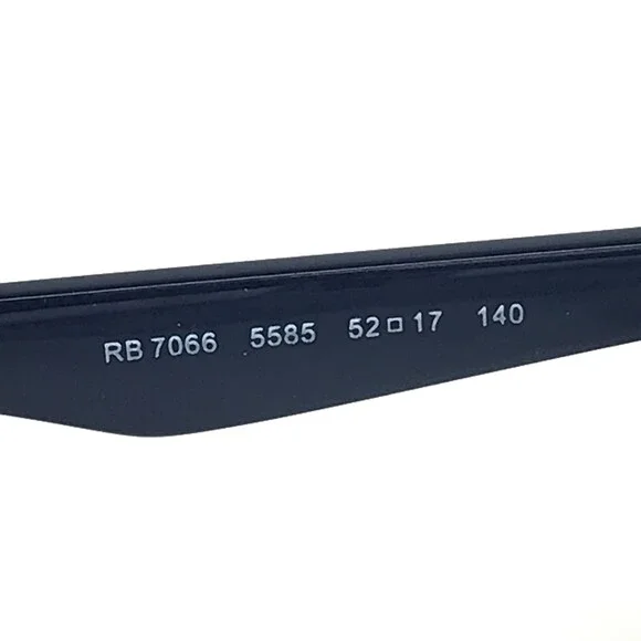 Ray-Ban Eyeglasses Frames RB7066 5585 Blue Brown Tortoise Square 52-17-140